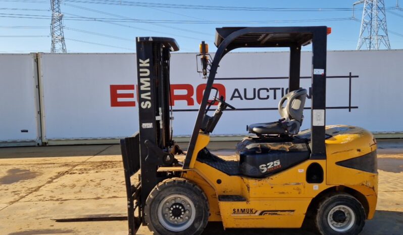 2019 Samuk FD25T Forklifts For Auction: Leeds, UK – 30th April, 1st, 2nd & 3rd May 25 full