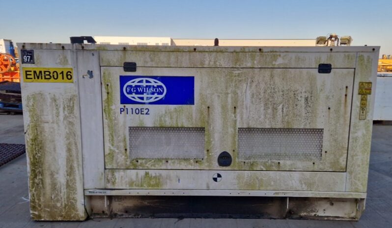 FG Wilson P110E2 Generators For Auction: Leeds, UK – 30th April, 1st, 2nd & 3rd May 25 full