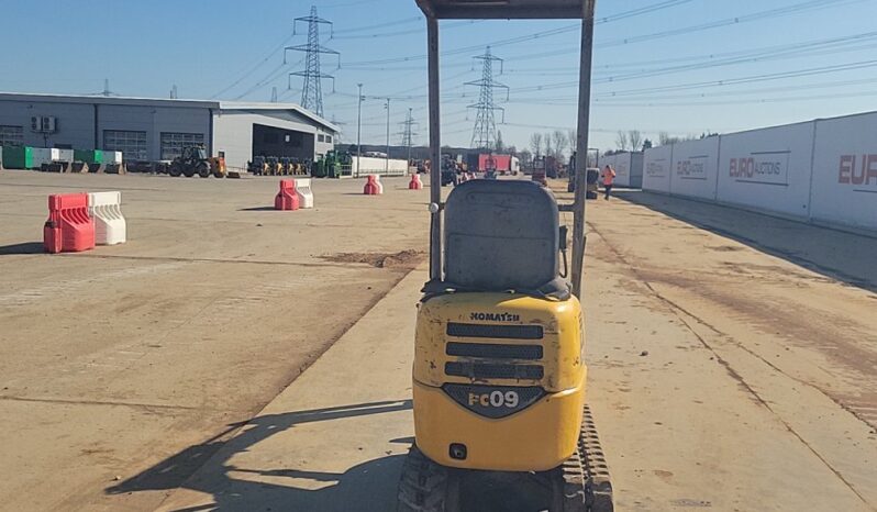 Komatsu PC09-1 Micro Excavators For Auction: Leeds, UK – 30th April, 1st, 2nd & 3rd May 25 full