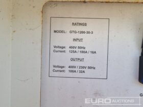 Off Grid GTG-1200-30-3 Generators For Auction: Leeds, UK – 30th April, 1st, 2nd & 3rd May 25 full