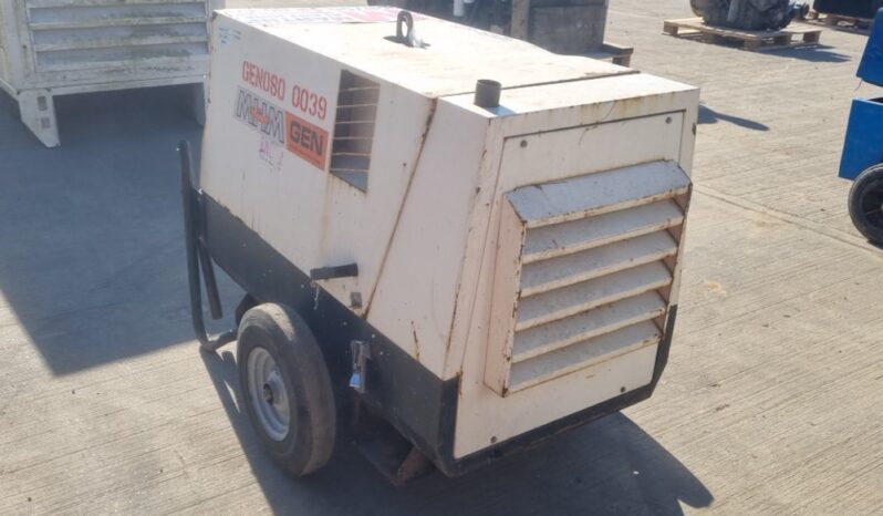 MHM 6kVA Generator, Kubota Engine Generators For Auction: Leeds, UK – 30th April, 1st, 2nd & 3rd May 25 full