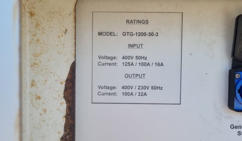 Off Grid GTG-1200-30-3 Generators For Auction: Leeds, UK – 30th April, 1st, 2nd & 3rd May 25 full