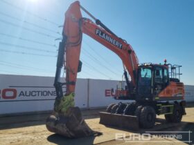 2017 Doosan DX190W-5 Wheeled Excavators For Auction: Leeds, UK – 30th April, 1st, 2nd & 3rd May 25