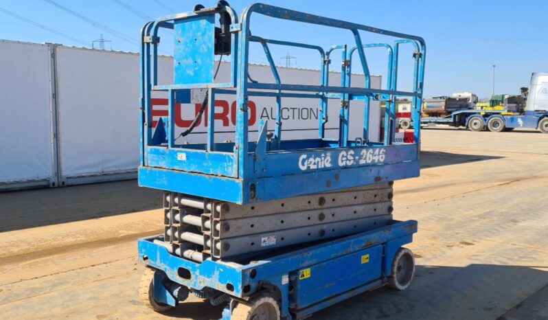 Genie GS2646 Manlifts For Auction: Leeds, UK – 30th April, 1st, 2nd & 3rd May 25