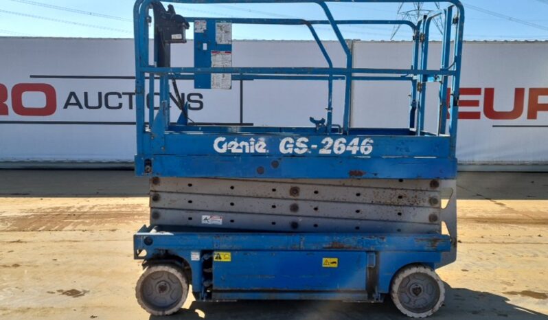 Genie GS2646 Manlifts For Auction: Leeds, UK – 30th April, 1st, 2nd & 3rd May 25 full