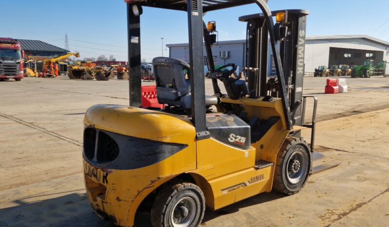 2019 Samuk FD25T Forklifts For Auction: Leeds, UK – 30th April, 1st, 2nd & 3rd May 25 full