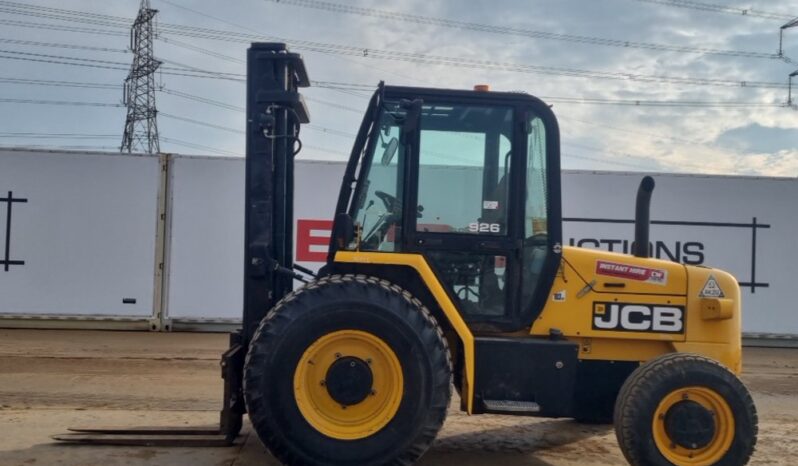 2014 JCB 926 Rough Terrain Forklifts For Auction: Leeds, UK – 30th April, 1st, 2nd & 3rd May 25 full