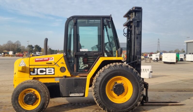 2014 JCB 926 Rough Terrain Forklifts For Auction: Leeds, UK – 30th April, 1st, 2nd & 3rd May 25 full