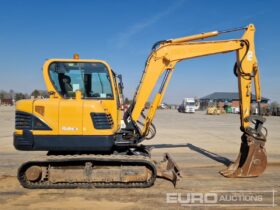 2015 Hyundai R55-9A Mini Excavators For Auction: Leeds, UK – 30th April, 1st, 2nd & 3rd May 25 full