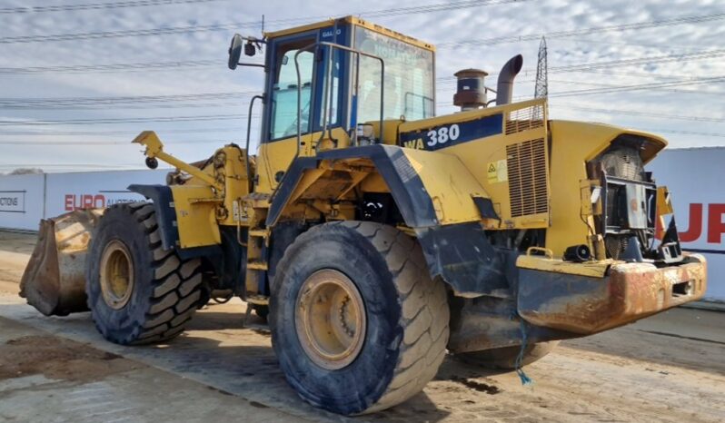Komatsu WA380 Wheeled Loaders For Auction: Leeds, UK – 30th April, 1st, 2nd & 3rd May 25 full