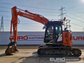2017 Hitachi ZX135US-6 10 Ton+ Excavators For Auction: Leeds, UK – 30th April, 1st, 2nd & 3rd May 25 full