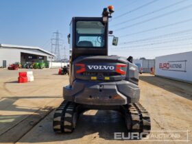 2021 Volvo ECR58F Mini Excavators For Auction: Leeds, UK – 30th April, 1st, 2nd & 3rd May 25 full