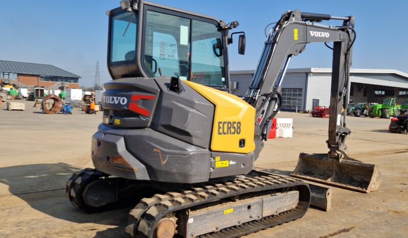 2021 Volvo ECR58F Mini Excavators For Auction: Leeds, UK – 30th April, 1st, 2nd & 3rd May 25 full