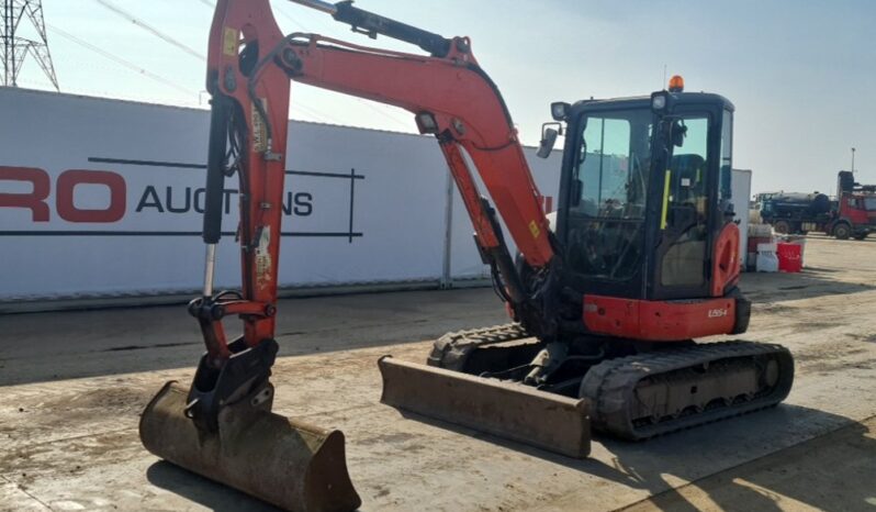 2018 Kubota U55-4 Mini Excavators For Auction: Leeds, UK – 30th April, 1st, 2nd & 3rd May 25