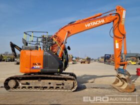 2017 Hitachi ZX135US-6 10 Ton+ Excavators For Auction: Leeds, UK – 30th April, 1st, 2nd & 3rd May 25 full