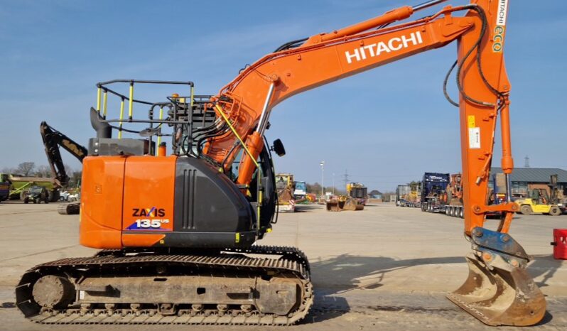 2017 Hitachi ZX135US-6 10 Ton+ Excavators For Auction: Leeds, UK – 30th April, 1st, 2nd & 3rd May 25 full