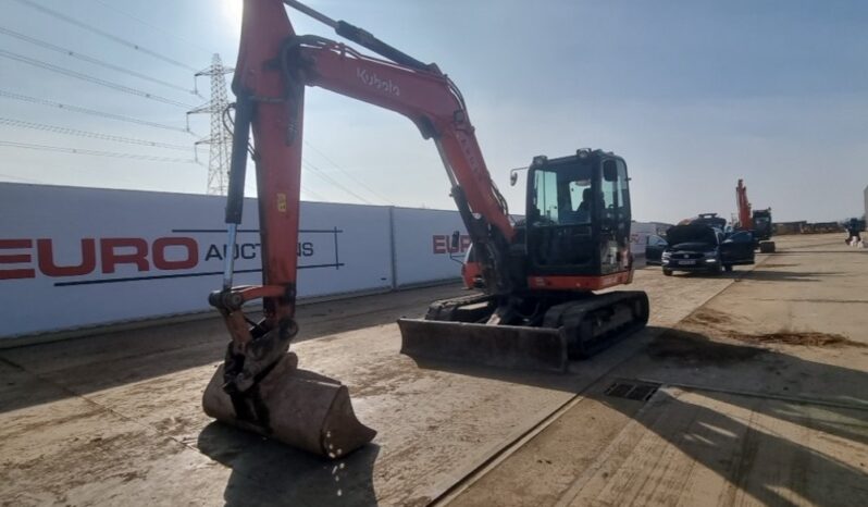2019 Kubota KX080-4A 6 Ton+ Excavators For Auction: Leeds, UK – 30th April, 1st, 2nd & 3rd May 25