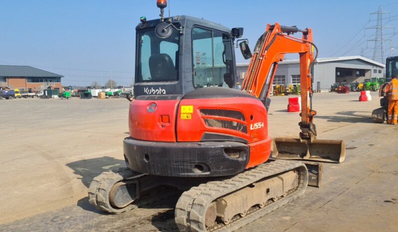 2018 Kubota U55-4 Mini Excavators For Auction: Leeds, UK – 30th April, 1st, 2nd & 3rd May 25 full