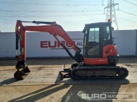 2018 Kubota U55-4 Mini Excavators For Auction: Leeds, UK – 30th April, 1st, 2nd & 3rd May 25 full