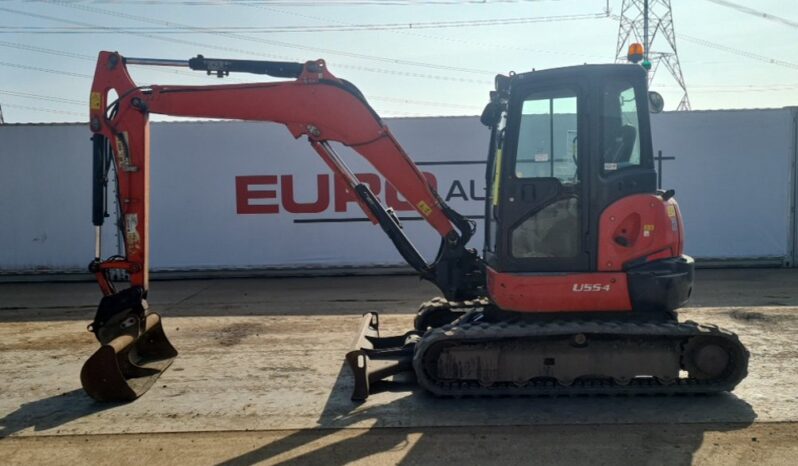 2018 Kubota U55-4 Mini Excavators For Auction: Leeds, UK – 30th April, 1st, 2nd & 3rd May 25 full