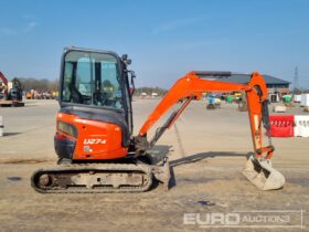 2018 Kubota U27-4 Mini Excavators For Auction: Leeds, UK – 30th April, 1st, 2nd & 3rd May 25 full