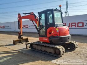 2018 Kubota U55-4 Mini Excavators For Auction: Leeds, UK – 30th April, 1st, 2nd & 3rd May 25 full