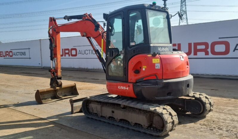 2018 Kubota U55-4 Mini Excavators For Auction: Leeds, UK – 30th April, 1st, 2nd & 3rd May 25 full