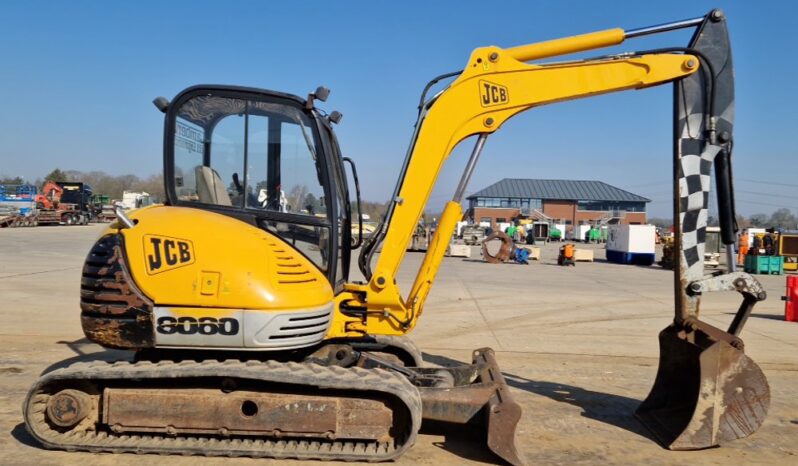 JCB 8060 6 Ton+ Excavators For Auction: Leeds, UK – 30th April, 1st, 2nd & 3rd May 25 full