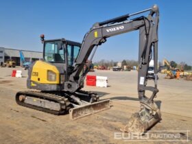 2021 Volvo ECR58F Mini Excavators For Auction: Leeds, UK – 30th April, 1st, 2nd & 3rd May 25 full