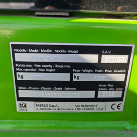 Electric Telehandler Merlo EW25.5 2022 full