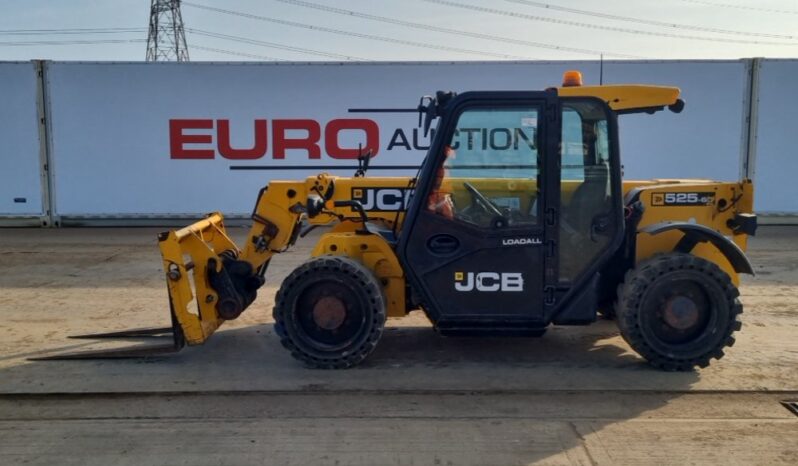 2017 JCB 525-60 Hi Viz Telehandlers For Auction: Leeds, UK – 30th April, 1st, 2nd & 3rd May 25 full