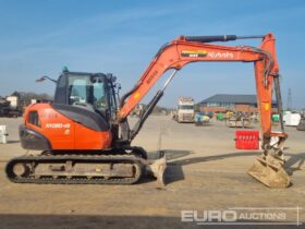 2019 Kubota KX080-4A 6 Ton+ Excavators For Auction: Leeds, UK – 30th April, 1st, 2nd & 3rd May 25 full