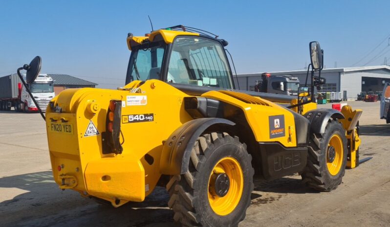 2020 JCB 540-140 Hi Viz Telehandlers For Auction: Leeds, UK – 30th April, 1st, 2nd & 3rd May 25 full