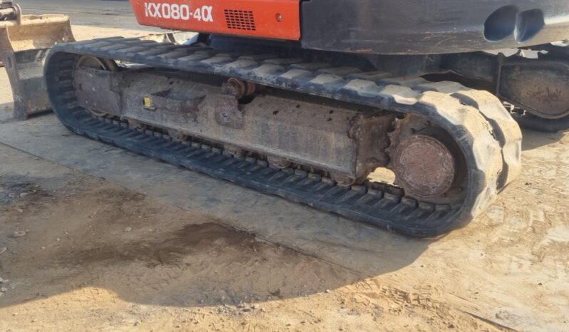 2019 Kubota KX080-4A 6 Ton+ Excavators For Auction: Leeds, UK – 30th April, 1st, 2nd & 3rd May 25 full