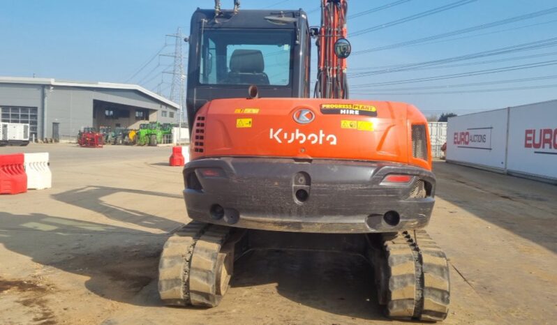 2019 Kubota KX080-4A 6 Ton+ Excavators For Auction: Leeds, UK – 30th April, 1st, 2nd & 3rd May 25 full