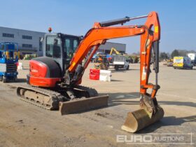 2018 Kubota U55-4 Mini Excavators For Auction: Leeds, UK – 30th April, 1st, 2nd & 3rd May 25 full