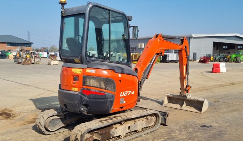 2018 Kubota U27-4 Mini Excavators For Auction: Leeds, UK – 30th April, 1st, 2nd & 3rd May 25 full