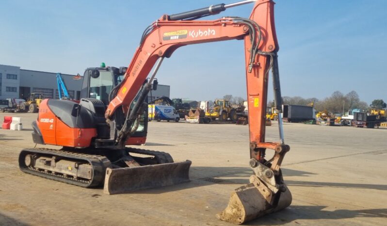 2019 Kubota KX080-4A 6 Ton+ Excavators For Auction: Leeds, UK – 30th April, 1st, 2nd & 3rd May 25 full