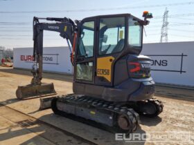 2021 Volvo ECR58F Mini Excavators For Auction: Leeds, UK – 30th April, 1st, 2nd & 3rd May 25 full