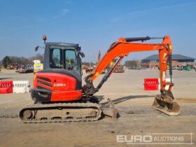 2018 Kubota U55-4 Mini Excavators For Auction: Leeds, UK – 30th April, 1st, 2nd & 3rd May 25 full