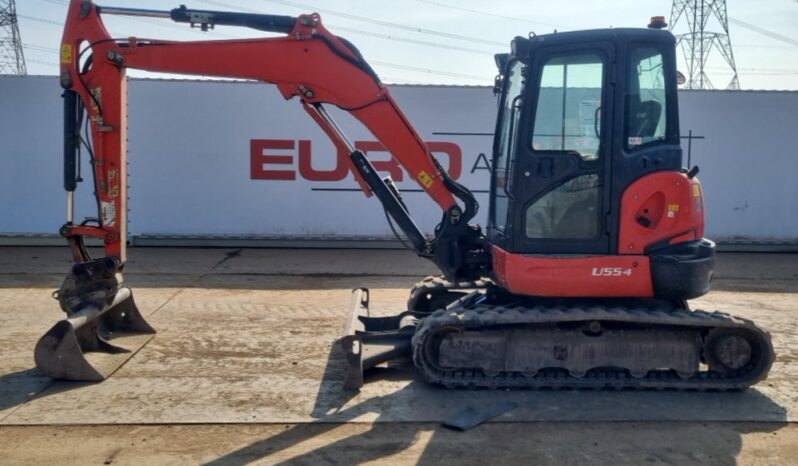 2018 Kubota U55-4 Mini Excavators For Auction: Leeds, UK – 30th April, 1st, 2nd & 3rd May 25 full