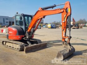 2018 Kubota U55-4 Mini Excavators For Auction: Leeds, UK – 30th April, 1st, 2nd & 3rd May 25 full