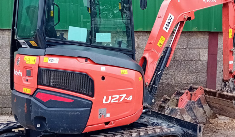 2.7T Excavator Kubota U27-4 2023 full