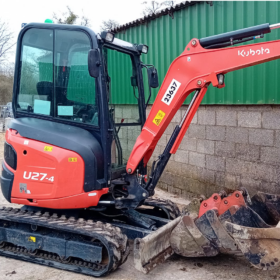 2.7T Excavator Kubota U27-4 2023 full