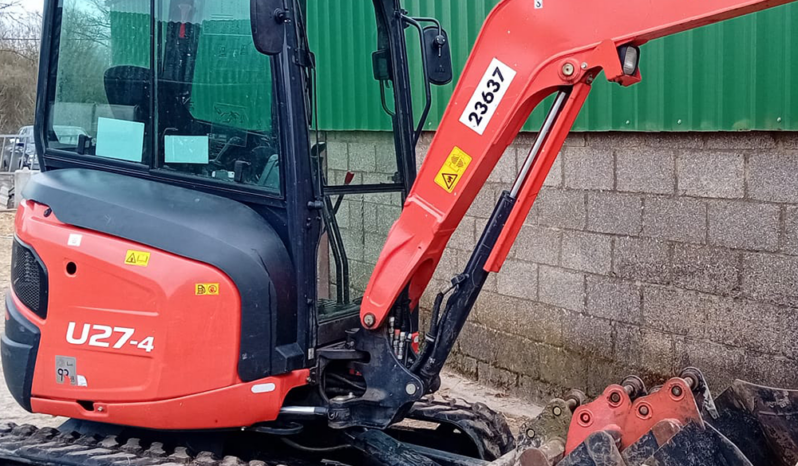 2.7T Excavator Kubota U27-4 2023 full