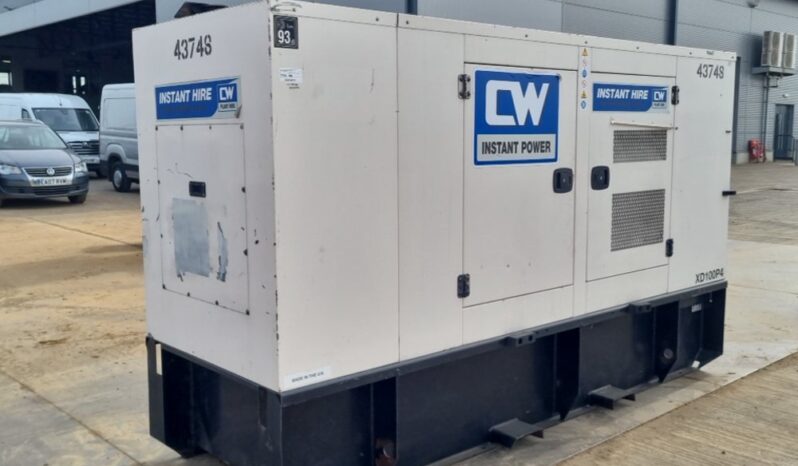 FG Wilson XD100P4 Generators For Auction: Leeds, UK – 30th April, 1st, 2nd & 3rd May 25 full