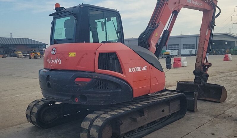 2016 Kubota KX080-4 6 Ton+ Excavators For Auction: Leeds, UK – 30th April, 1st, 2nd & 3rd May 25 full
