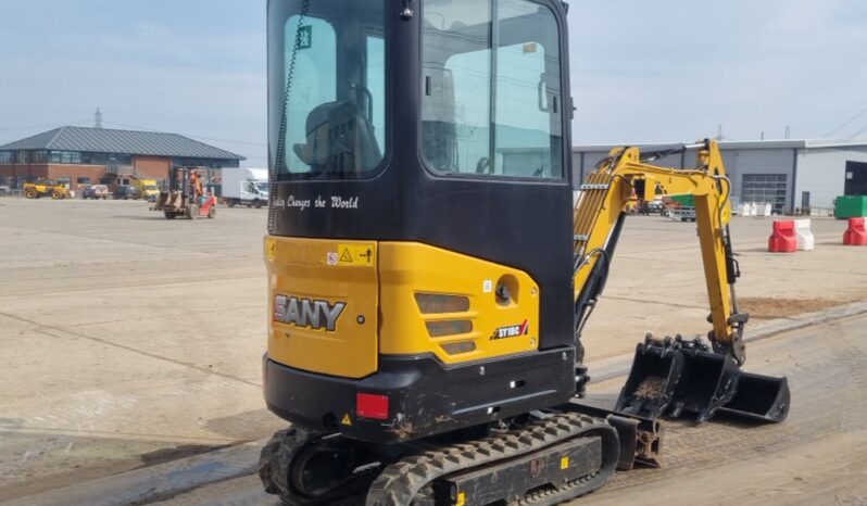 2022 Sany SY18C Mini Excavators For Auction: Leeds, UK – 30th April, 1st, 2nd & 3rd May 25 full
