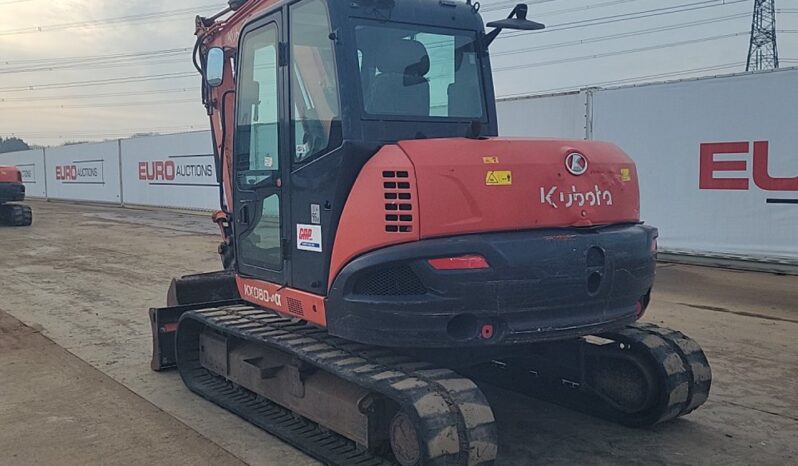 2016 Kubota KX080-4 6 Ton+ Excavators For Auction: Leeds, UK – 30th April, 1st, 2nd & 3rd May 25 full