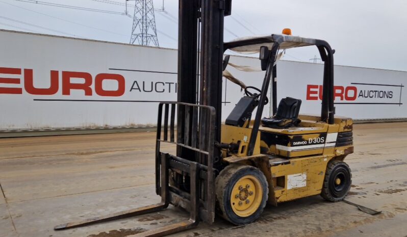 Daewoo D30S Forklifts For Auction: Leeds, UK – 30th April, 1st, 2nd & 3rd May 25